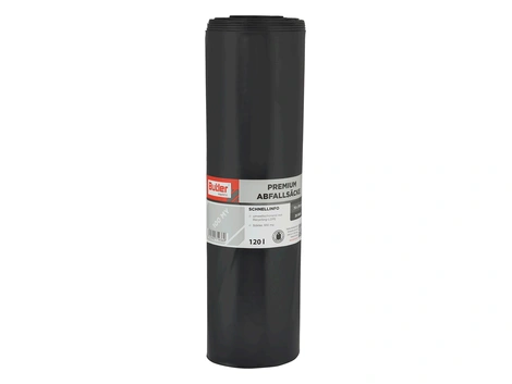 BUTLER PRO Premium Abfallsack schwarz 120 l