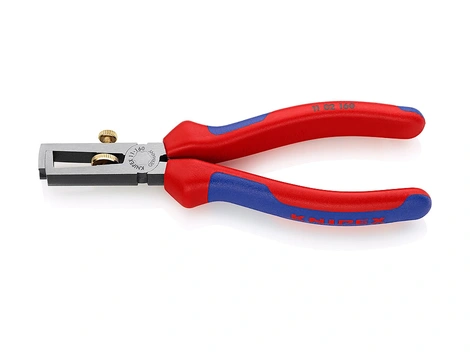 KNIPEX Abisolierzange Öffnungsf. schw. atram. MK 160 mm
