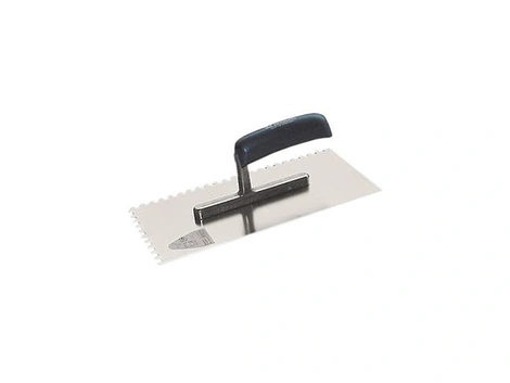 Haromac Glättekelle 8x8 gez. rostfrei 280x130 mm