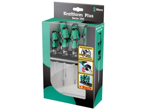 Wera Torx-Schraubendrehersatz 367/6 HF Rack